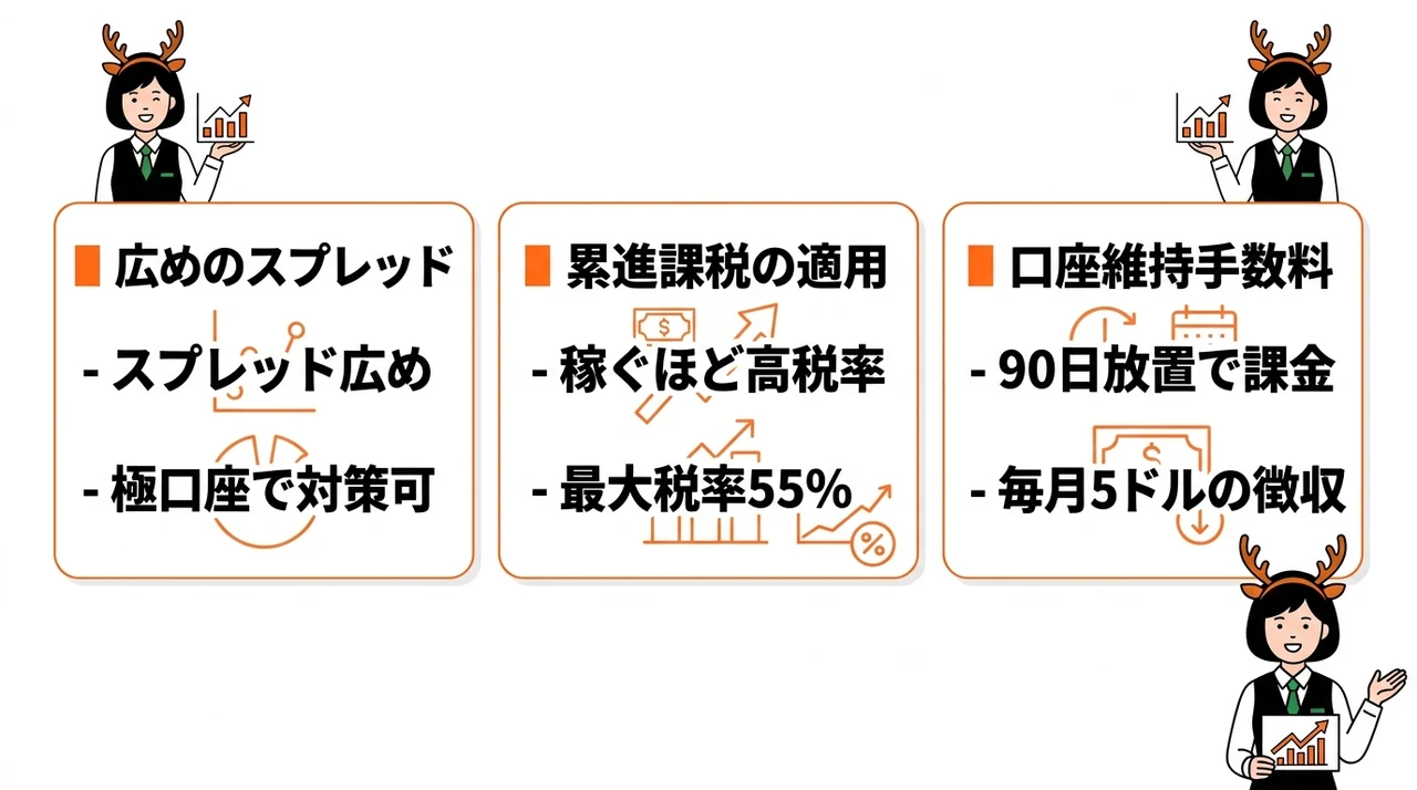 XMを利用するデメリット3つ