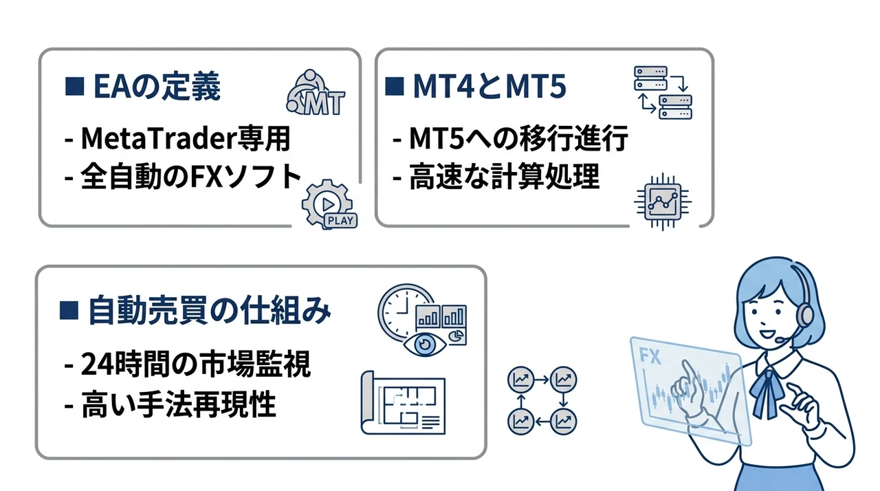 EA (自動売買システム)の仕組みと基本