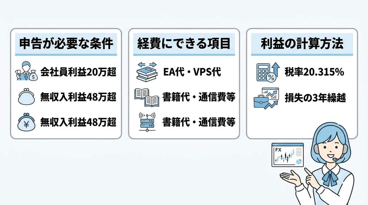 EA運用者の確定申告と経費計上