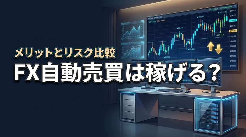 FXのEA (自動売買システム)は本当に稼げる？メリットとリスクを徹底比較