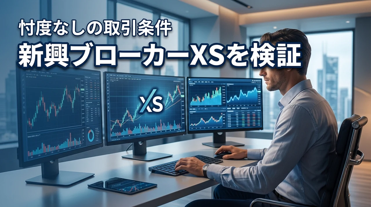 新興ブローカーのXSは安全?スプレッドやレバレッジなど取引条件を忖度なしで紹介